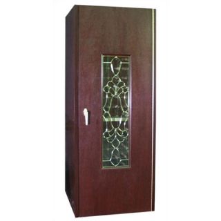 vinotemp 250 beveled glass oak wine cooler cabinet