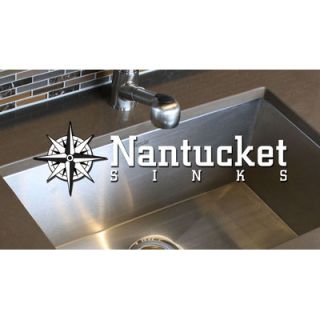 Nantucket Sinks Zero Radius Large Single Bowl Undermount Kitchen Sink