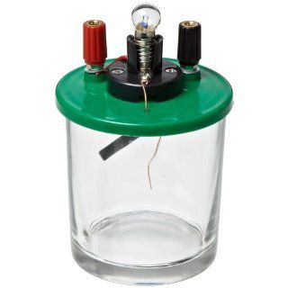 American Educational Conductivity of Solutions with Glass Jar, 4" Length x 4" Width x 5" Height