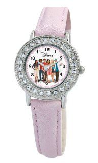 Disney Kids' D692S410 High School Musical Group Pink Leather Strap Watch Watches