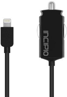 Incipio IP 693 Ultra Compact Auto Charger   2.1A with Captive Cable for iPhone 5   Retail Packaging   Black Computers & Accessories