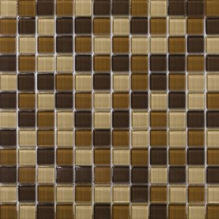 Emser Tile Lucente 12 x 12 Glossy Mosaic Blend in Mountain