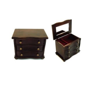 Keystone Intertrade Inc. Antique Jewelry Box with Bun Feet in