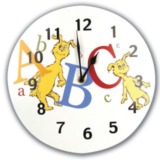Dr Seuss ABC 11 Wall Clock