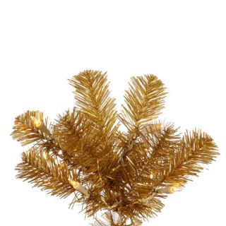 Vickerman Co. 9 Antique Gold Artificial Pencil Christmas Tree with