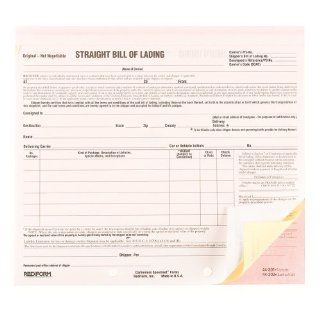 Rediform Speediset Bill Of Lading, Short Form, Carbonless Triplicate, 8.5 x 7 inches, 50 Sets per Pack (6P695)  Blank Shipping Forms 