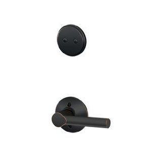 Schlage F94 716 Aged Bronze Dummy Handleset with Broadway Lever and Regular Rose (Interior Side Only)   Door Levers  
