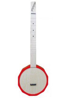 Zither Heaven Red Ukulele Banjo for Children and Beginners Musical Instruments