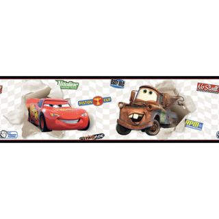 Room Mates Cars Lightning McQueen and Mater Border