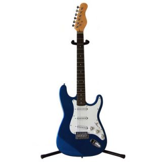 Stedman Pro Electric Guitar with Gig Bag and Cable in Metallic Blue