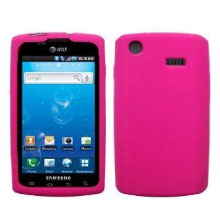 Cbus Wireless Hot Pink Silicone Case / Skin / Cover for Samsung Captivate SGH I897 Cell Phones & Accessories