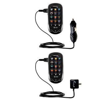 Gomadic Car and Wall Charger Essential Kit for the Samsung SGH A697   Includes both AC Wall and DC Car Charging Options with TipExchange Electronics