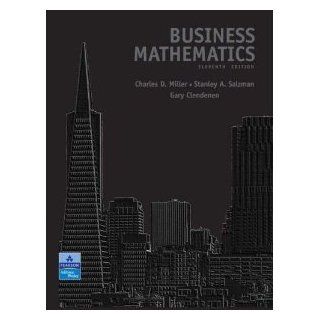 Business Mathematics 11th (Eleventh) Edition byMiller Miller Books