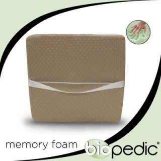 BioPEDIC Memory Foam Lumbar Support Contour Pillow