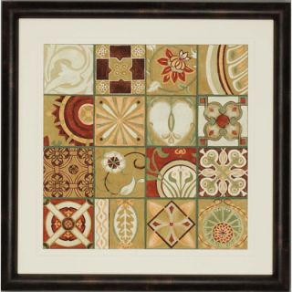 Paragon Pistachio Patchwork II by Zarris Architectural Art   45 x 45