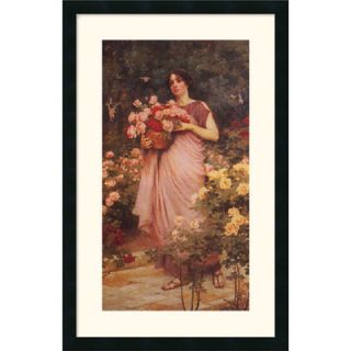 Amanti Art In a Garden of Roses by Richard Willes Maddox Framed Fine