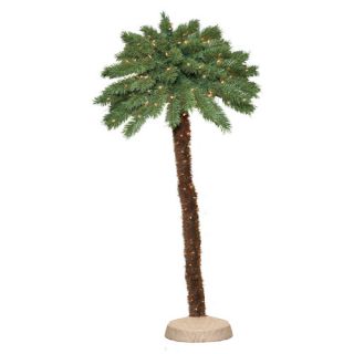 Sterling Inc Pre Lit Palm Tree 5 Green Tropical Artificial Christmas