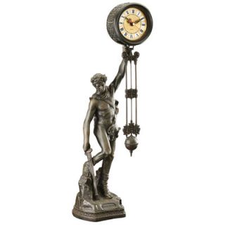 Design Toscano Juggling Time Harlequin Jester Sculptural Clock