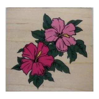 Hibiscus Blossom Rubber Stamp