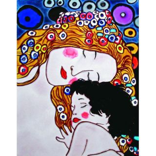 EnVogue 14 x 11 Mom and Child Art Tile in Multi