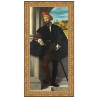 Design Toscano Portrait of a Man, 1526 Replica Painting Canvas Art