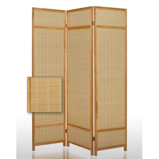 Screen Gems 72 x 52 Pompano Pine Folding 3 Panel Room Divider