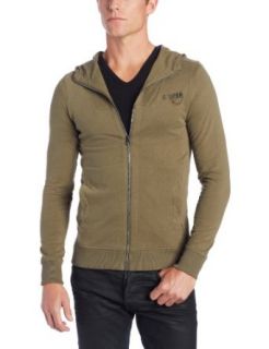 G Star Raw Men's Ray Hooded Long Sleeve Sweatshirt at  Mens Clothing store
