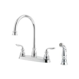 Price Pfister Avalon Two Handle Centerset High Arc Kitchen Faucet with