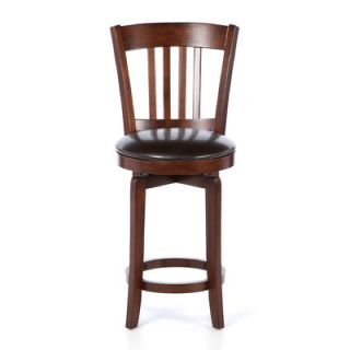 Hillsdale Furniture Canton 24.5 Swivel Counter Stool with Vinyl Seat