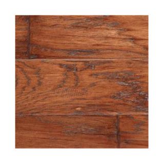 LM Flooring Gevaldo 3/4 x 5 Engineered Hickory in Tobacco Hand