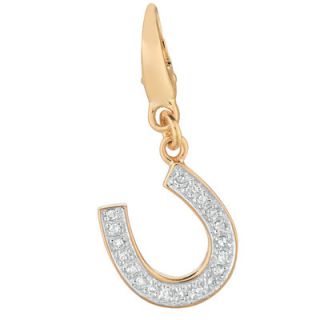 EZ Charms Horseshoe Charm in Gold