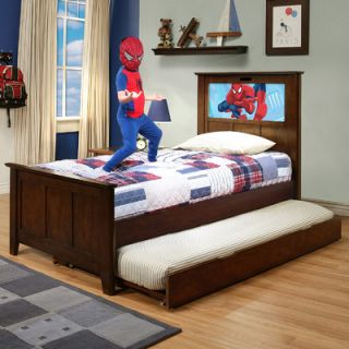 LightHeaded Beds Shaker Bed with Trundle and Changeable Imagery