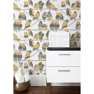 Aimee Wilder Designs Lovebirds Wallpaper by Aimée Wilder