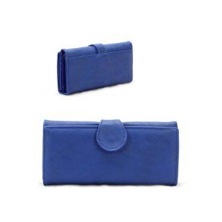 Wallet Vintage Fashion Woman Wallet Purse Cobalt Blue / Rchw702p79cob  Cosmetic Tote Bags  Beauty