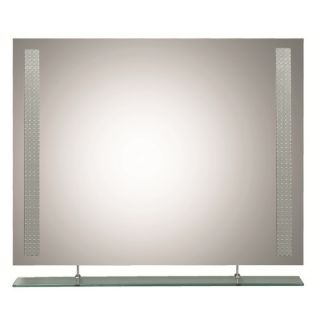 Frameless Roxi Mirror with shelf