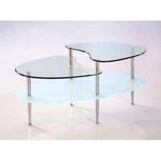Stylish modern design Oval shaped coffee table with distinct curving