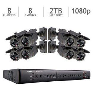 Lorex LHD2082001C8B 1080p High Definition Video Surveillance Camera (Black)  Complete Surveillance Systems  Camera & Photo