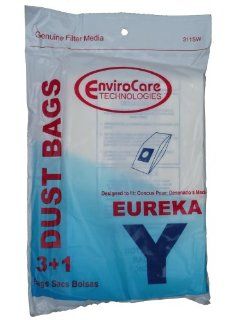 6 Eureka Electrolux Allergy Type Y Vacuum Bags + 2 Filter, Boss, Commercial Upright, Excalibur Vacuum Cleaners, 58183, 58183A, E58183, 49050, 58183A 6, 58183A g3, 6400, 6000, G400, C6446D   Household Vacuum Filters Upright