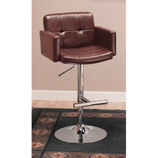 Wildon Home ® Colorado City 29 Tufted Vinyl Barstool with Footrest