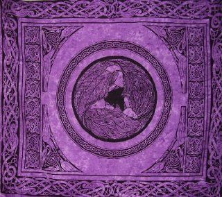 Maiden Mother Crone Celtic Goddess Tapestry Bedspread  