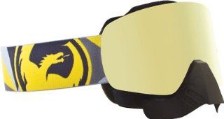 Dragon Alliance NFX Snow Goggles , Primary Color Yellow, Distinct Name Flair/Gold Ion Lens, Gender Mens/Unisex 722 1548 Automotive