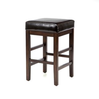 American Heritage Empire Stool in Sierra with Merlot Leather