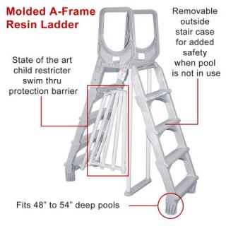 Heritage Pools Deluxe A Frame Ladder