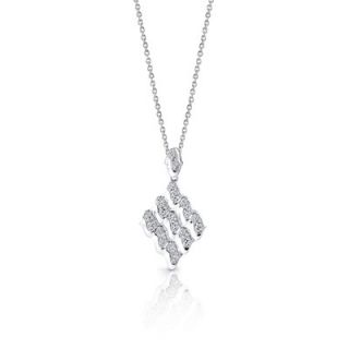 Oravo Exquisite Desire Sterling Silver Pendant Necklace Earrings Set
