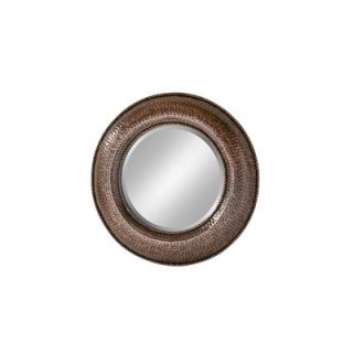 Stein World 30.5 H x 30.5 W Hammered Round Mirror