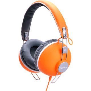 iDance HIPSTER 704 Headband Headphones   Orange & Black Musical Instruments