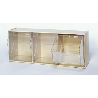 Quantum Clear Tip Out Bins (3 Compartments)