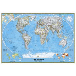 National Geographic Maps Mural World Map