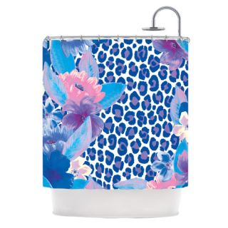 Leopard Polyester Shower Curtain