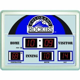 MLB Colorado Rockies Scoreboard  Basketball Scoreboards And Timers  Sports & Outdoors